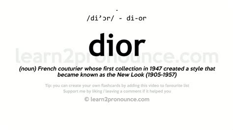 dior name meaning|christian dior meaning.